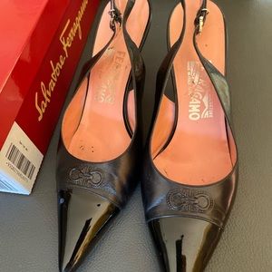 Vintage Ferragamo Pump Shoes